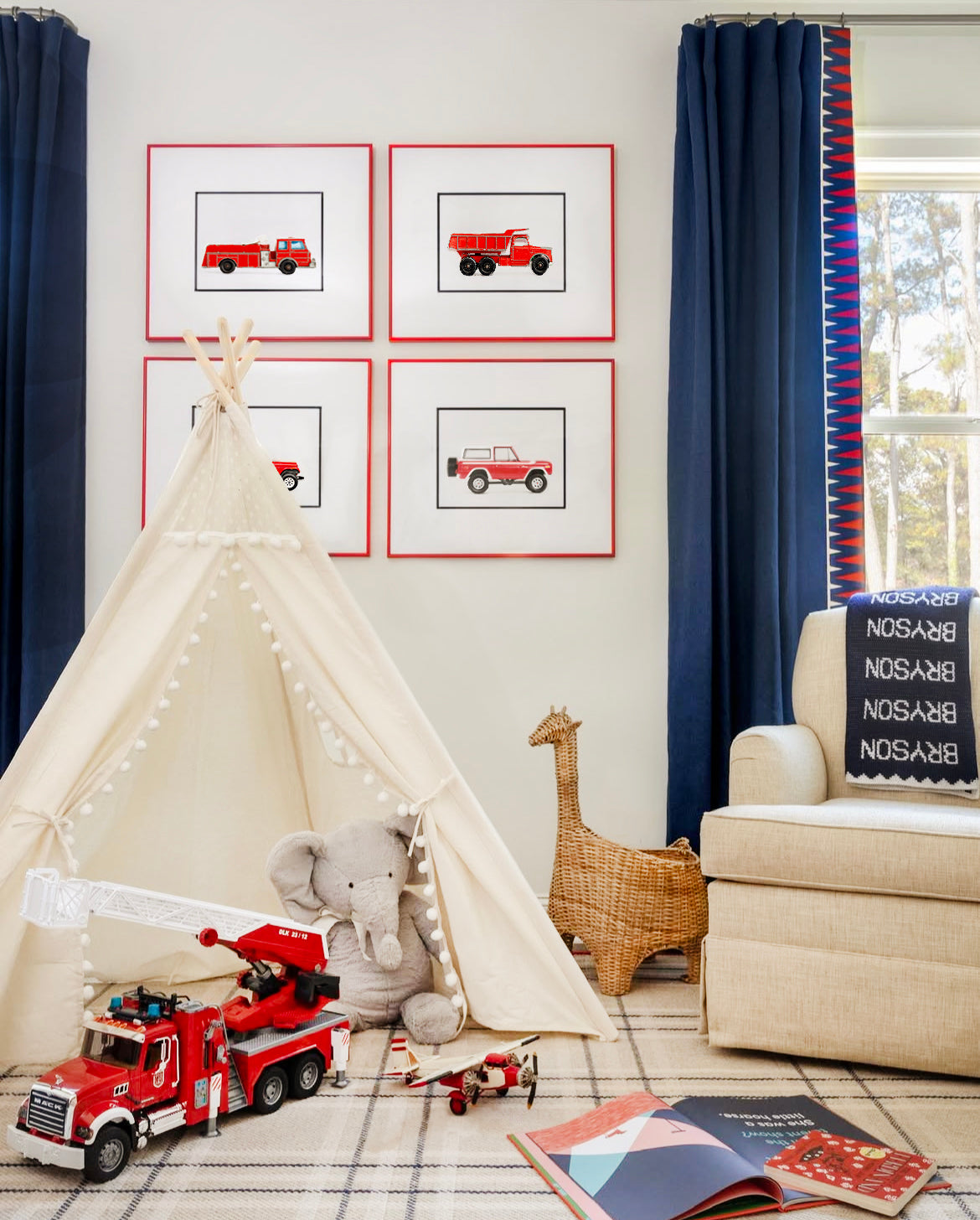Car Series - Dump Truck Red