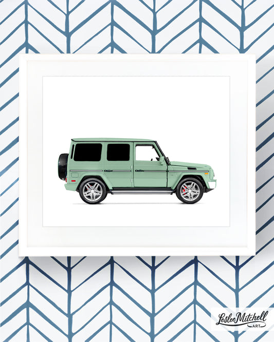Car Series - Sage Green G Wagon