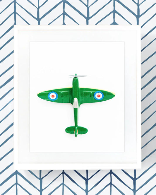 Airplane Series - Airplane Kelly Green Overhead