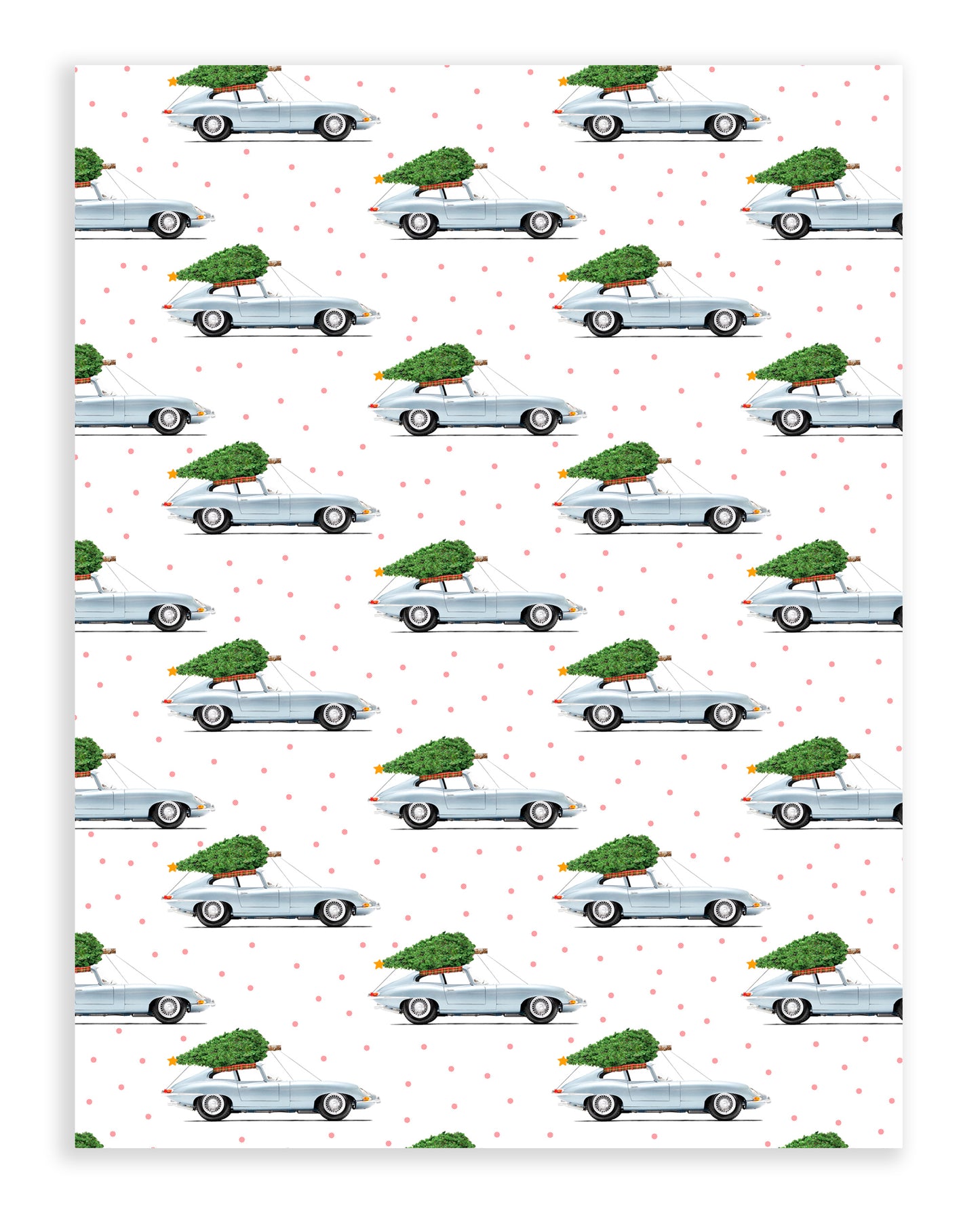 Christmas Gift Wrap - Jaguar Christmas