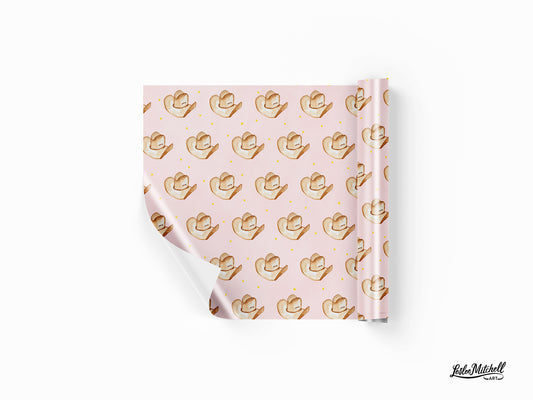 Wrapping Paper -  Cowgirl Party Gift Wrap
