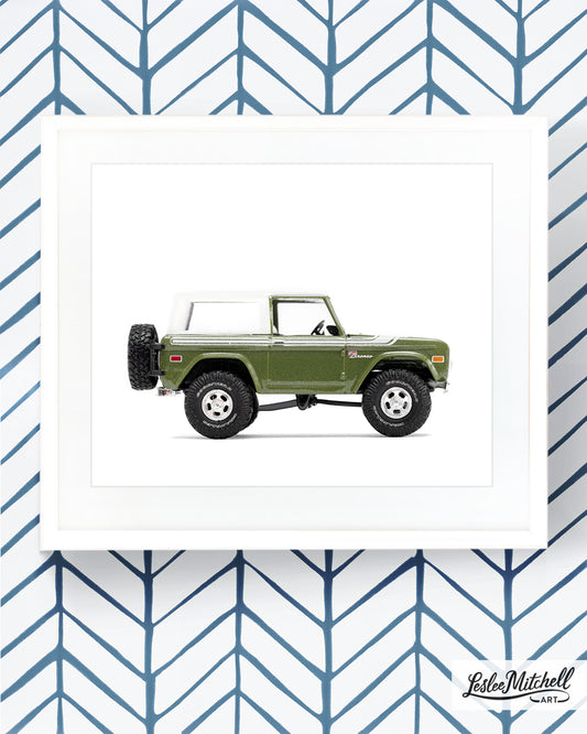 Car Series - Sage Green Bronco Hard Top