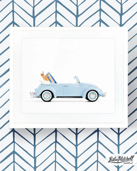 Car Series - Baby Blue Surfboards