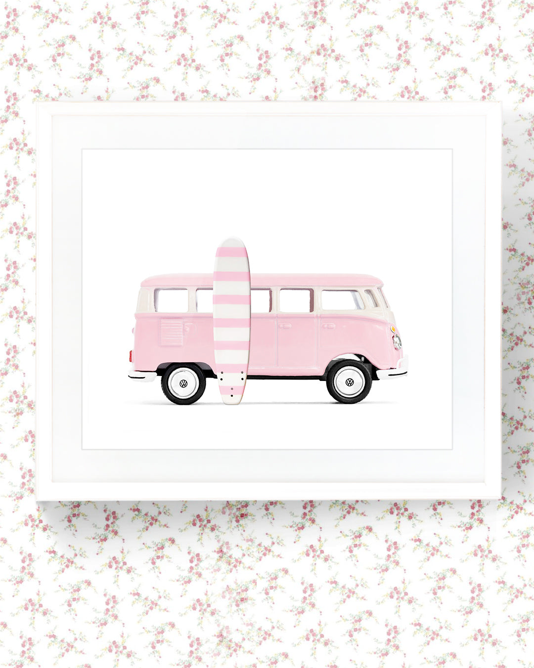 Car Series - Pink Surf Van