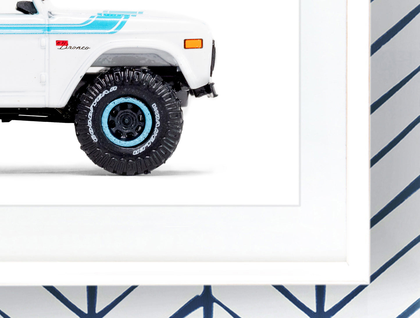 Car Series - Electric Blue Vintage Bronco