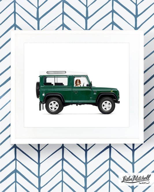 Car Series - Spaniel Green 90