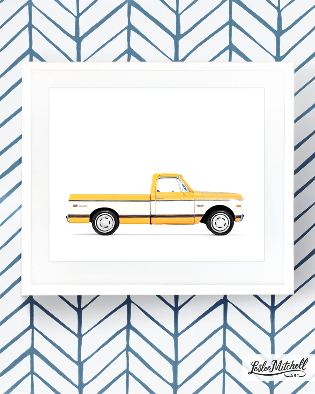 Car Series - Yellow Pickup Truck