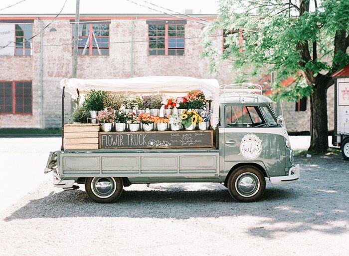 Vintage Car Series - Amelia's Flower Truck Print