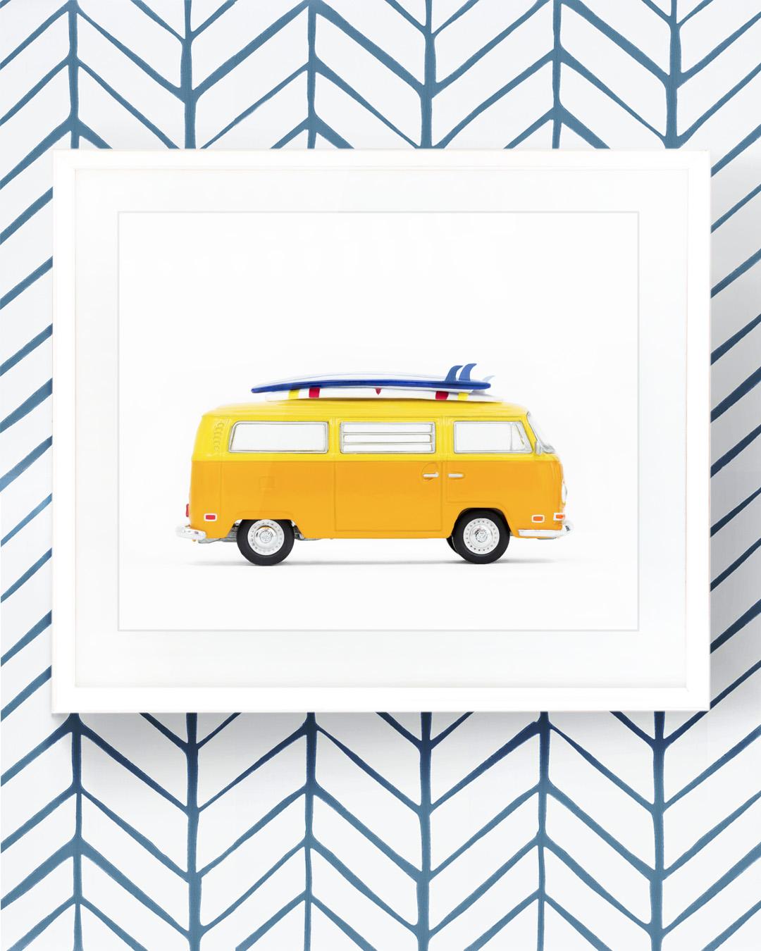Car Series - Yellow Surf Van