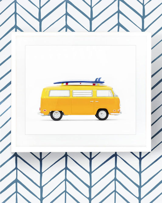 Car Series - Yellow Surf Van