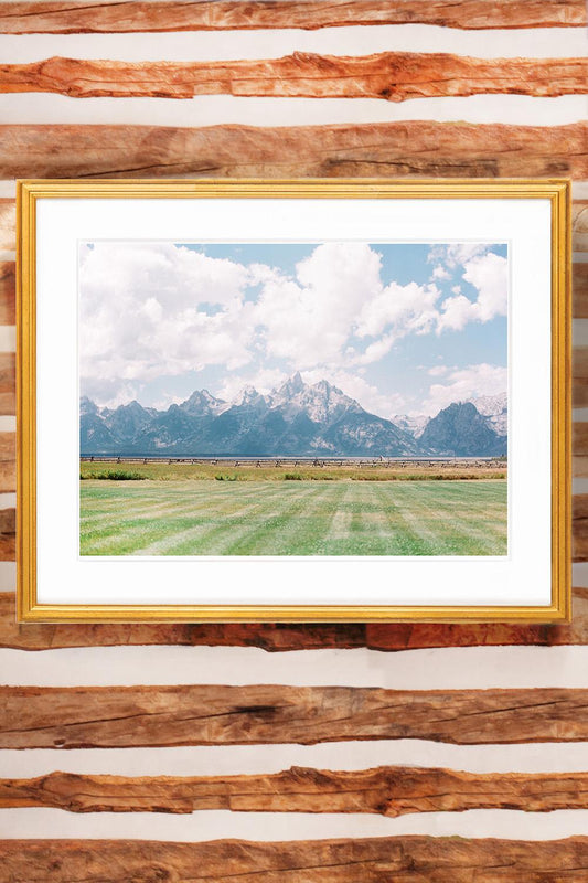 Jackson Hole Fine Art Photography Print - Summer Teton Mountains