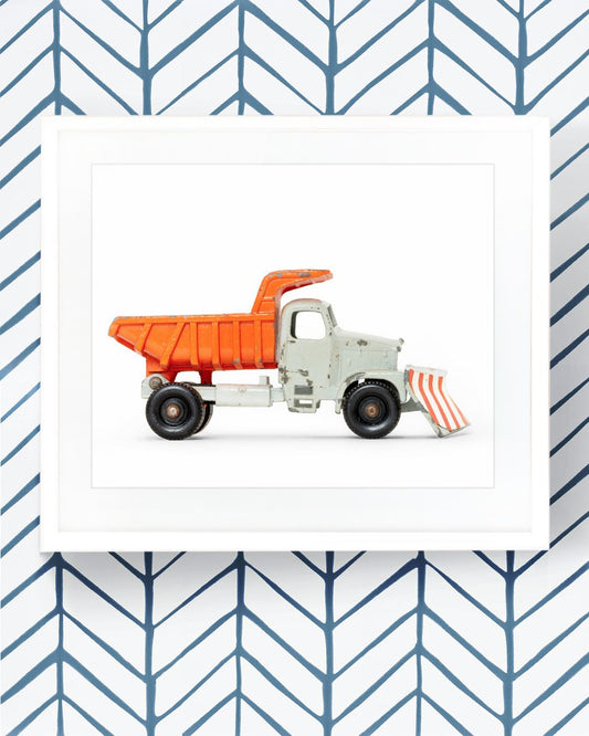 Car Series - Orange & White Plow