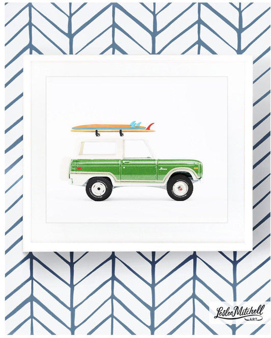 Car Series - Vintage Bronco Surfboard