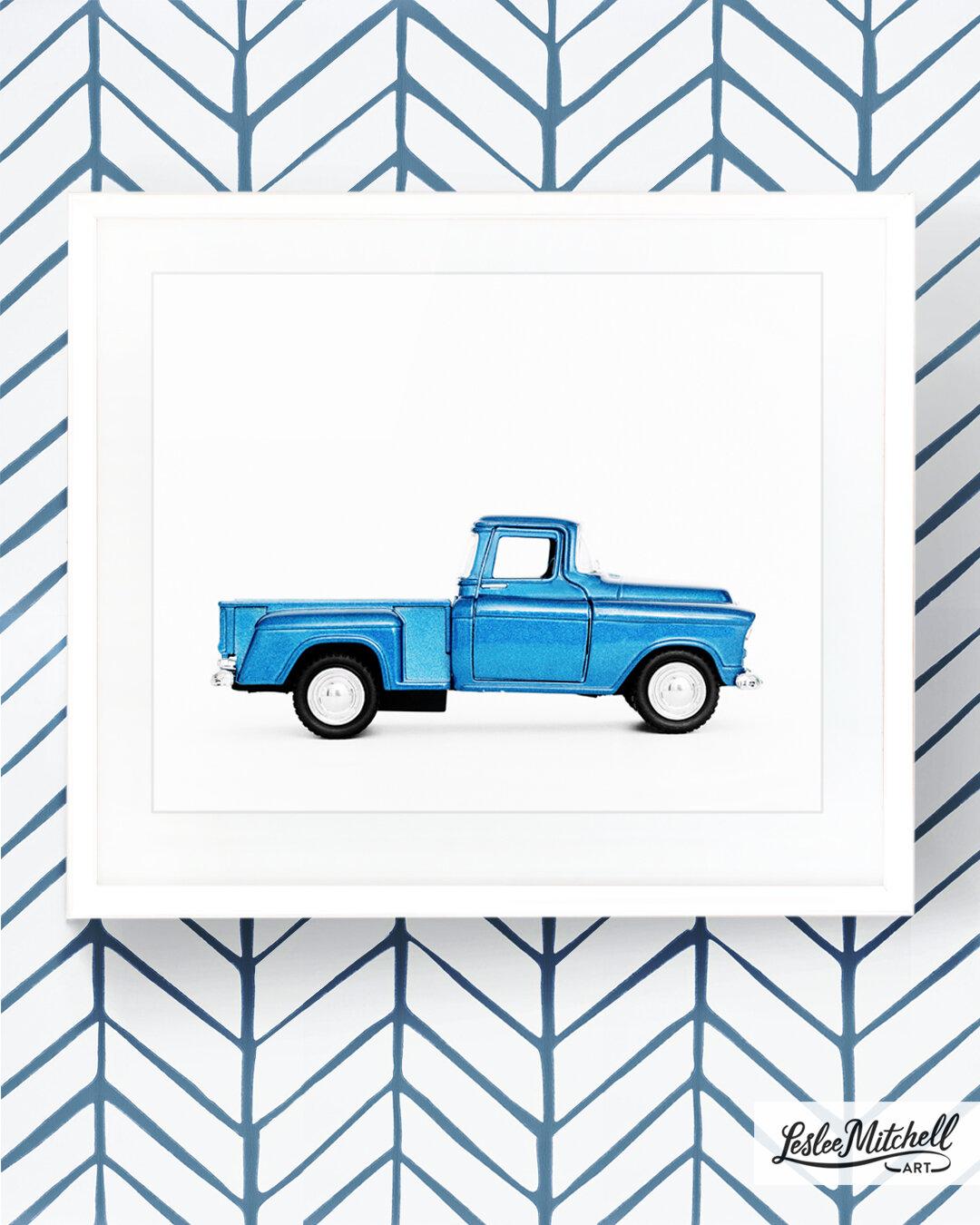Car Series - Royal Blue Pickup Truck
