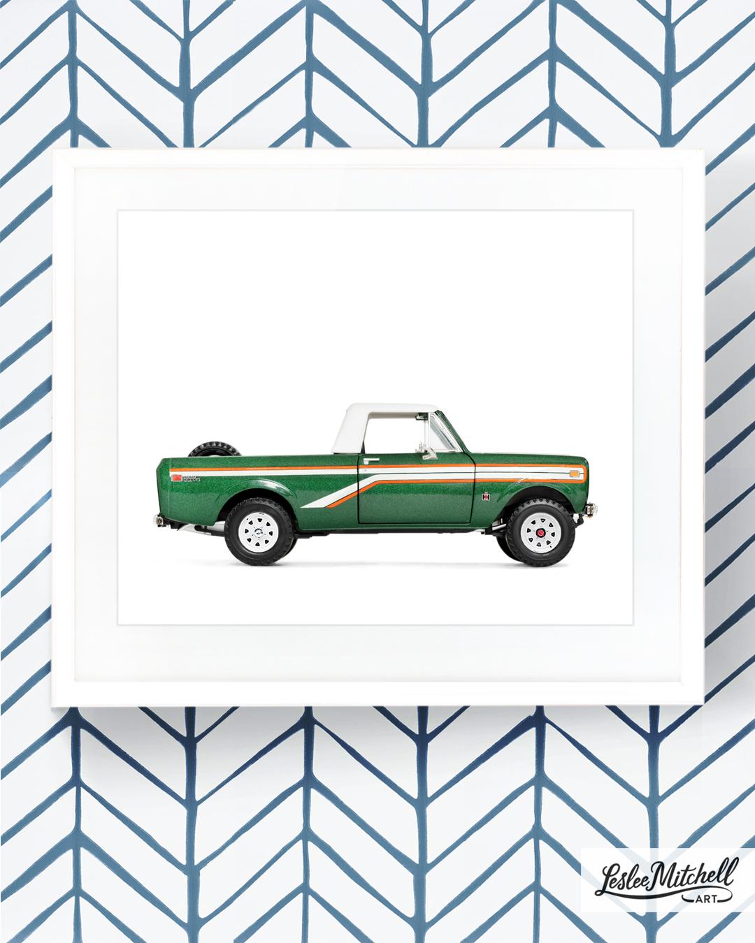 Car Series - Green Vintage Truck