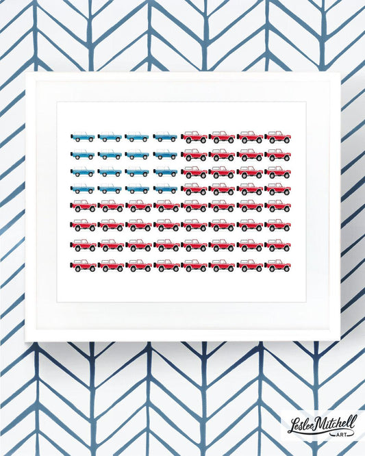 Car Series - American Flag