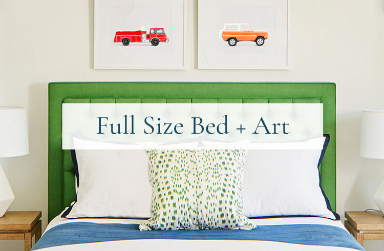 What Size Print Works Best With A Full Size Bed? – Leslee Mitchell Art