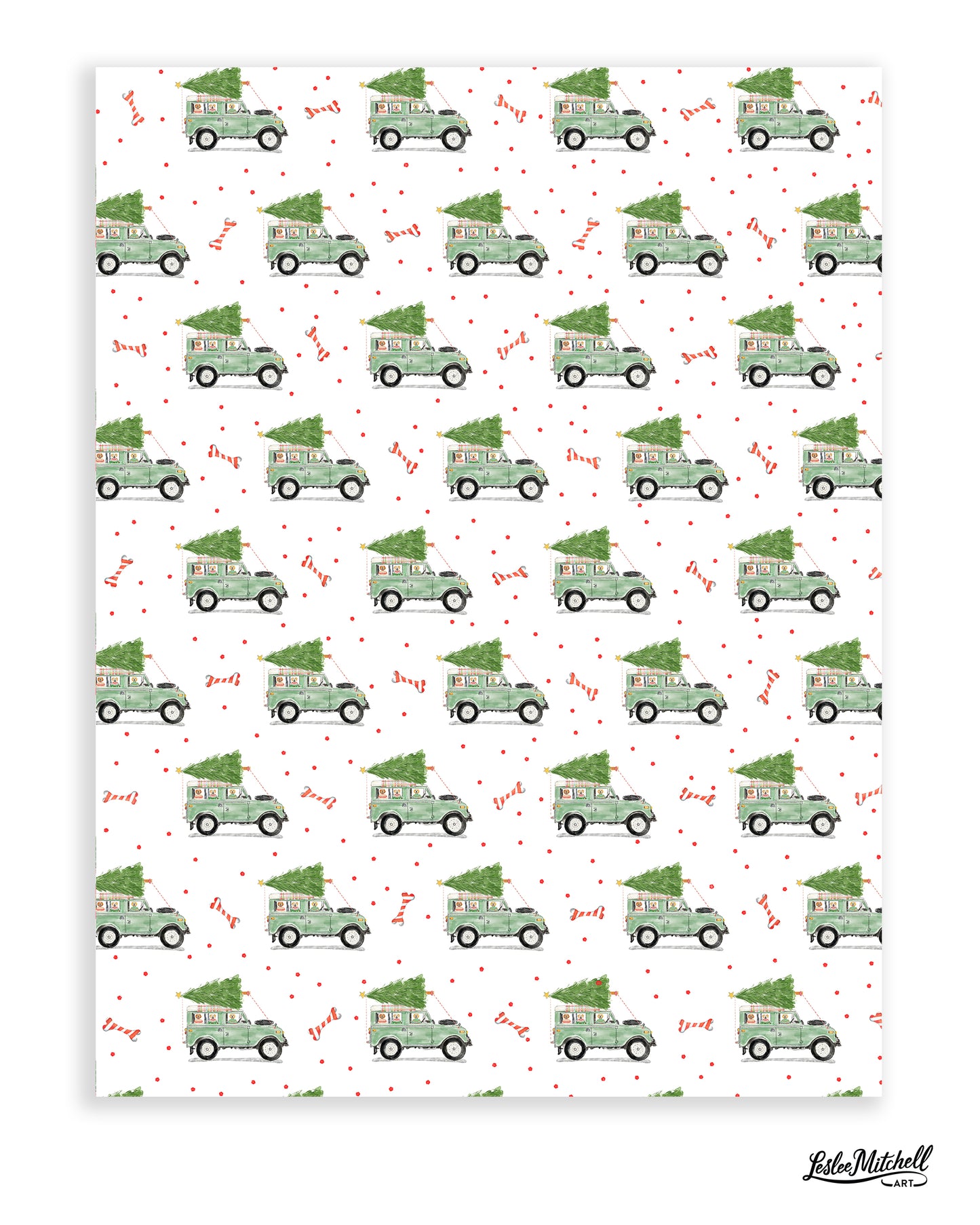 Christmas Gift Wrap -  Defender Dogs