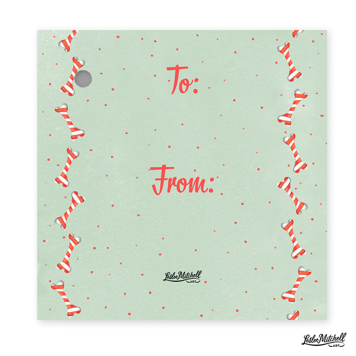 Christmas Gift Tags - Defender Dog Double Sided