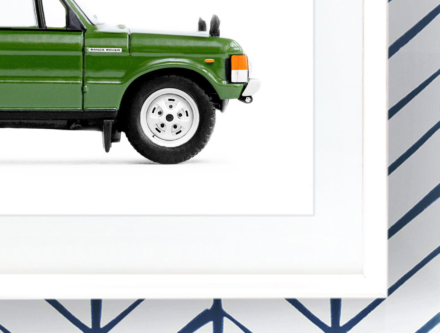 The Blue and Green Car Wall — Set of 6 Prints