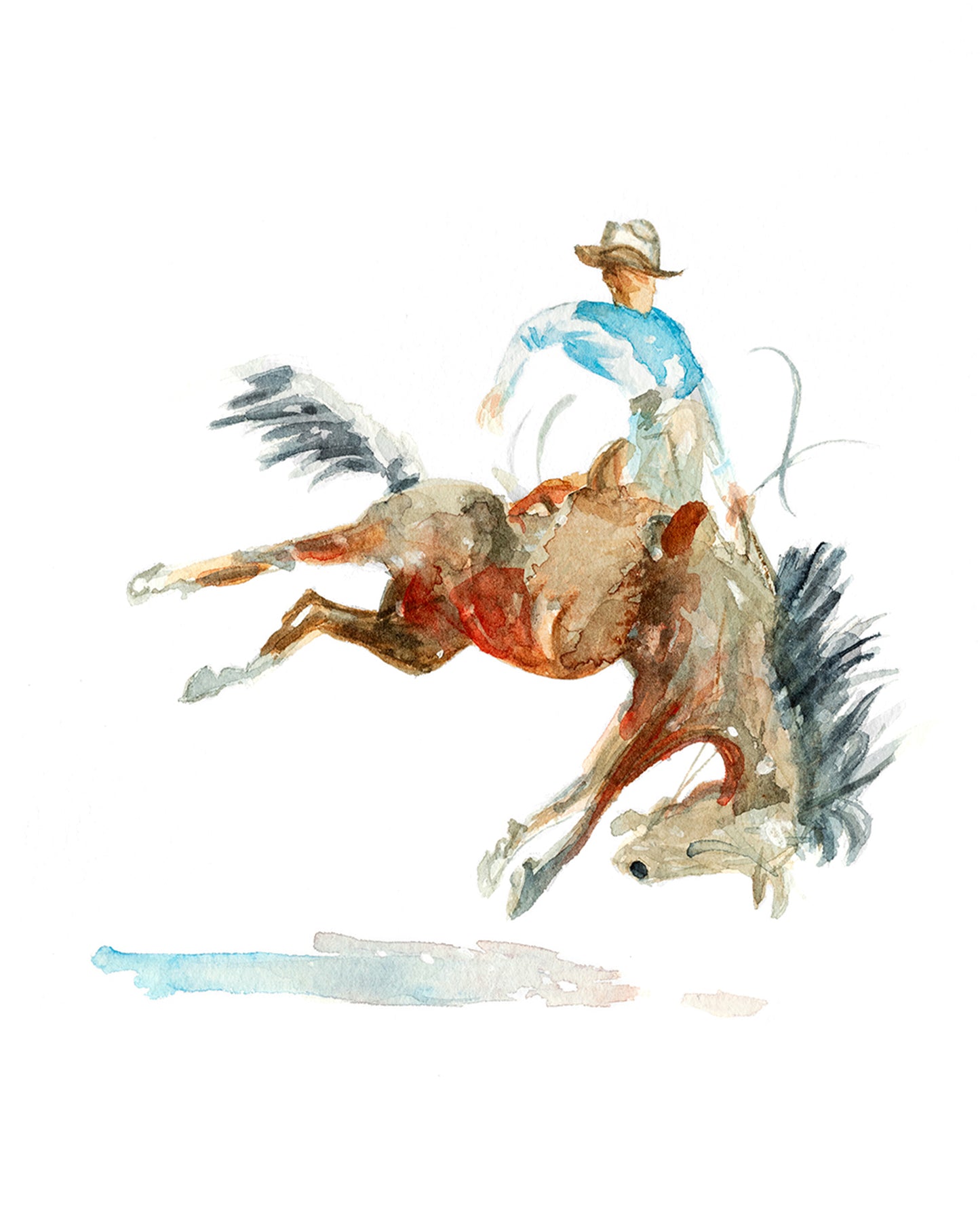 Cowboy Giclée Print One