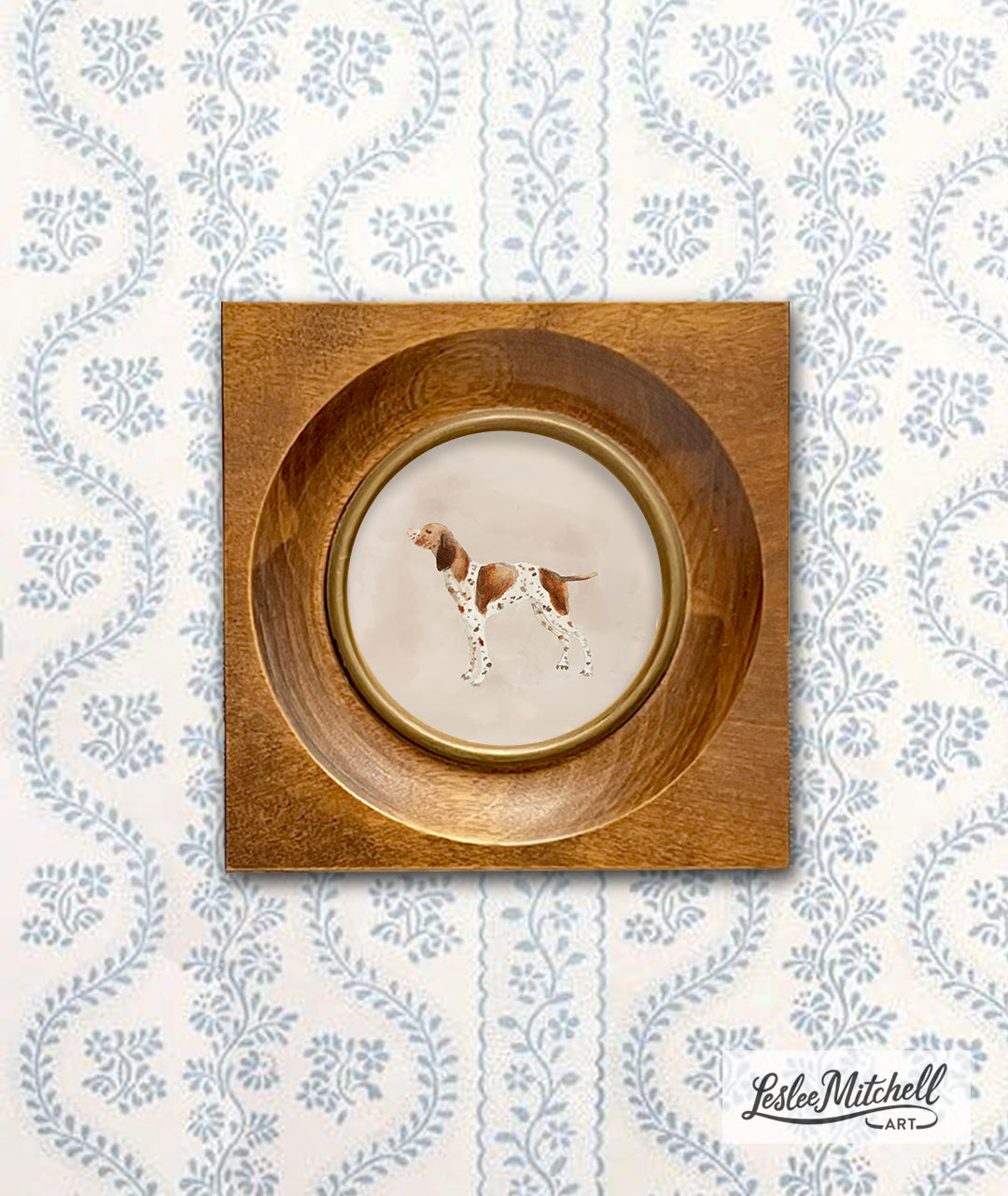 English Pointer Portrait Giclée Print