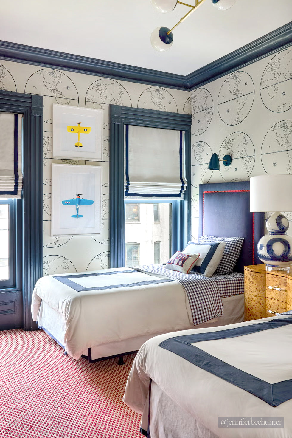 Airplane Series - Yellow Airplane Overhead