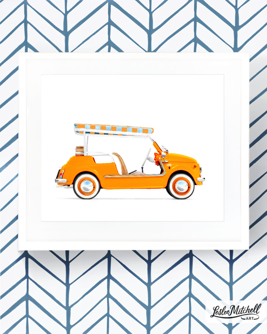 Car Series - Orange and Blue Fiat Jolly