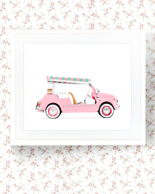 Car Series - Pink & Green Jolly