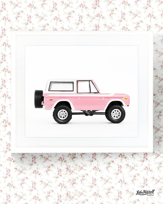 Car Series - Pink Bronco