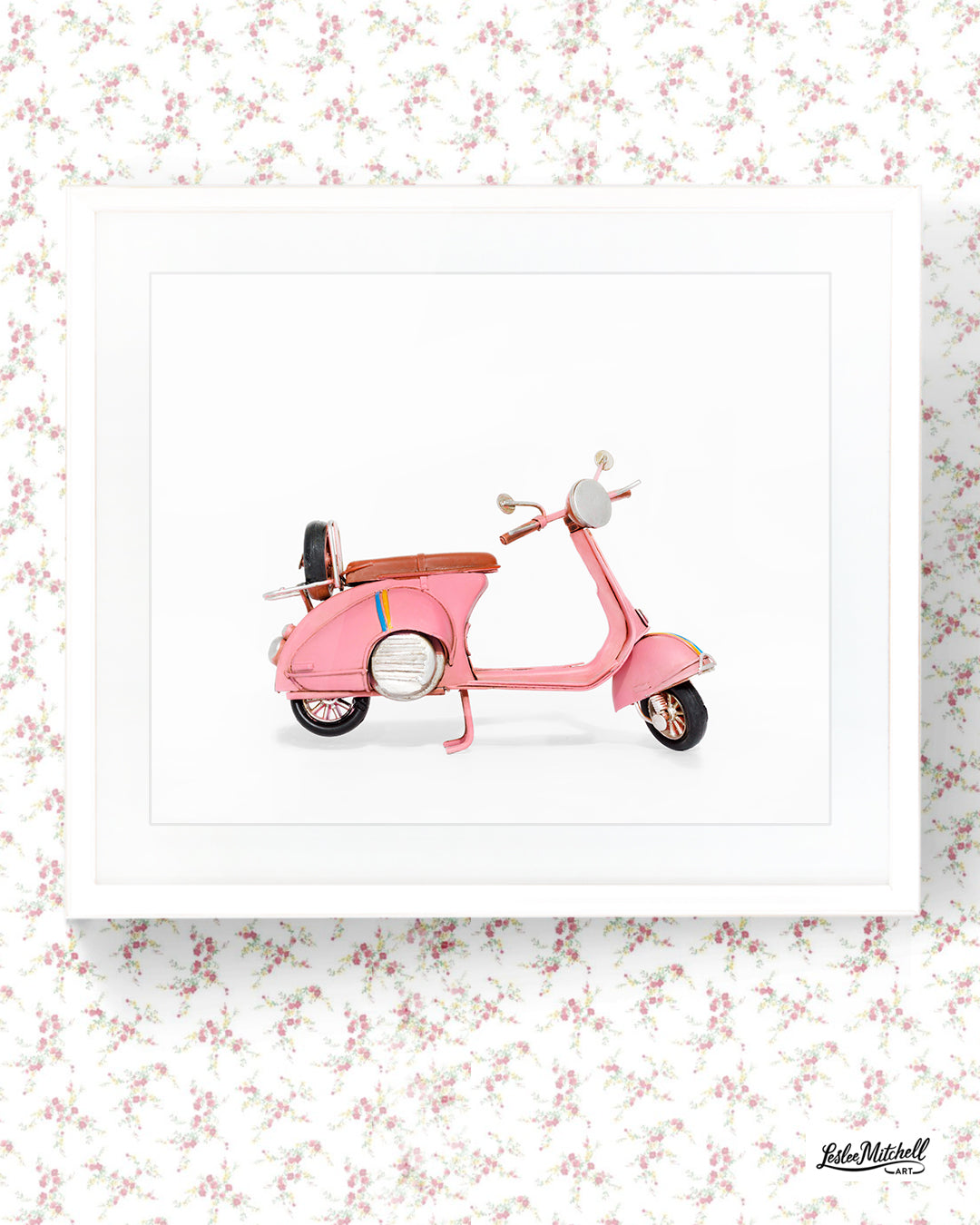 Car Series - Pink Vespa