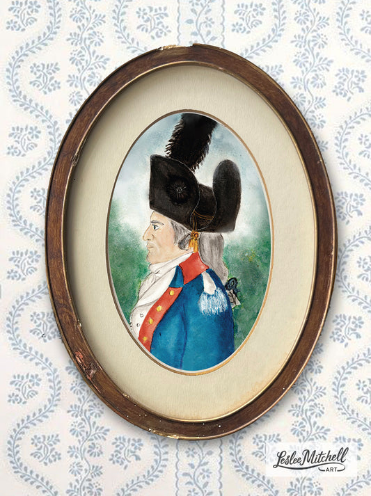 Portrait Painting Giclée Print