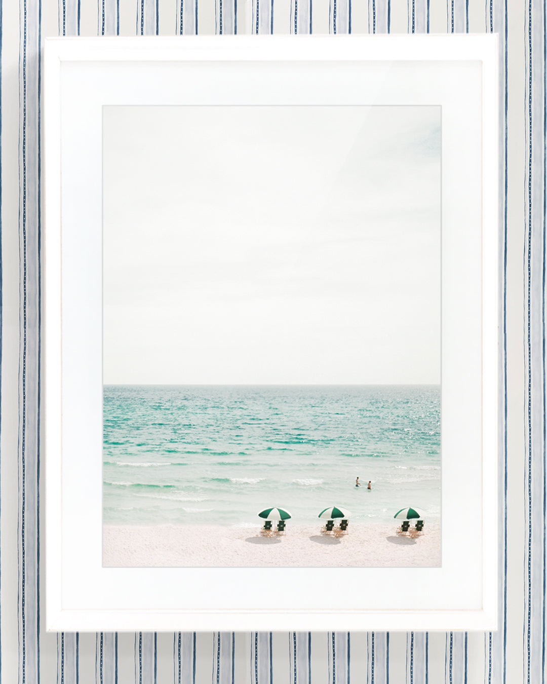 Beach Series - Rosemary Beach Art Print Beach Umbrellas