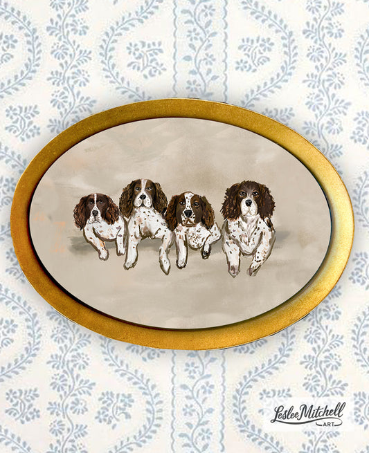 English Springer Spaniels Giclèe Print