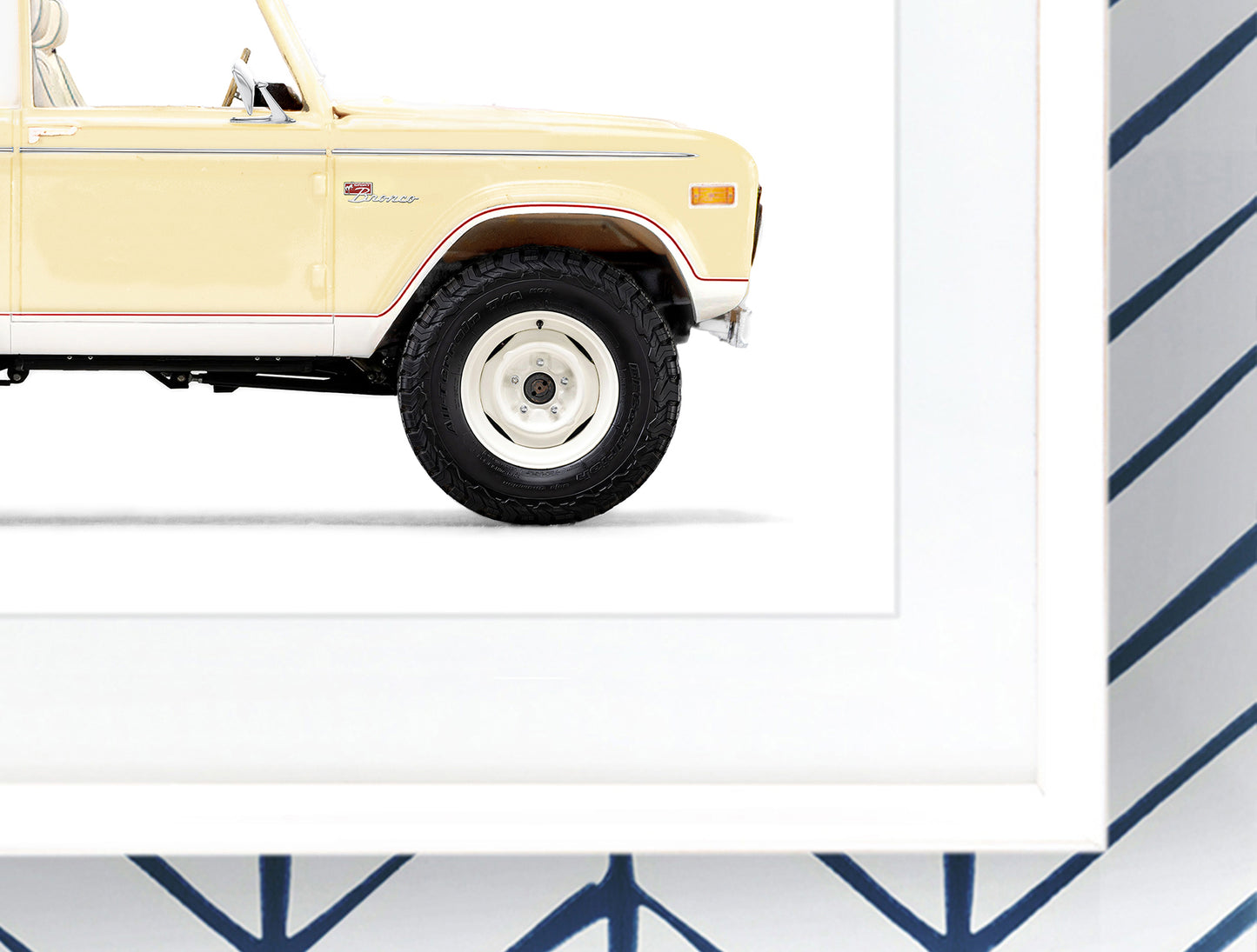 Car Series - Baby Yellow Vintage Bronco