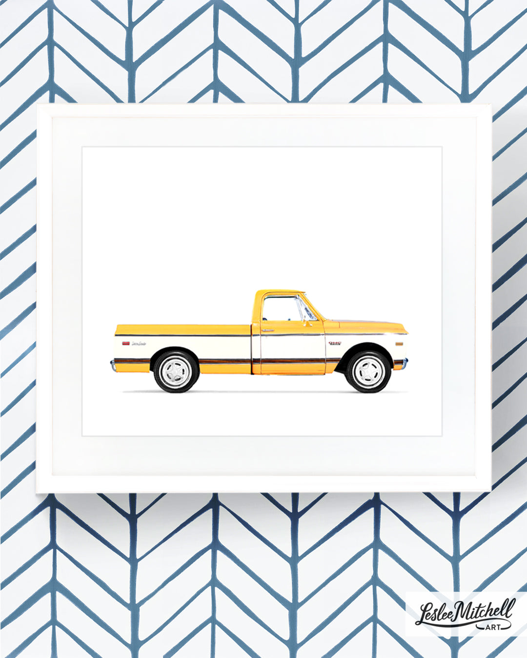 Car Series - Yellow Pickup Truck
