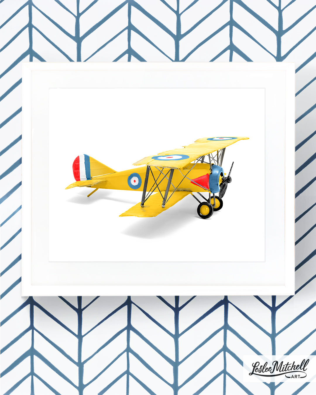 Airplane Series - Yellow Airplane Profile