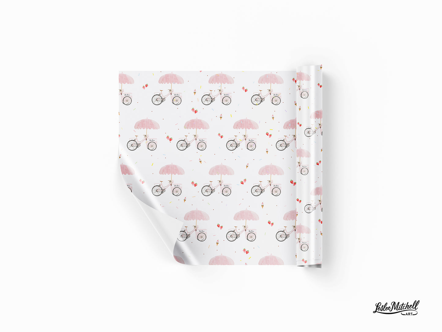 Wrapping Paper -  Ice Cream Birthday Gift Wrap