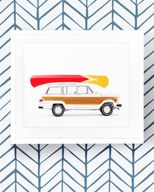 Car Series - Canoe Red Yellow