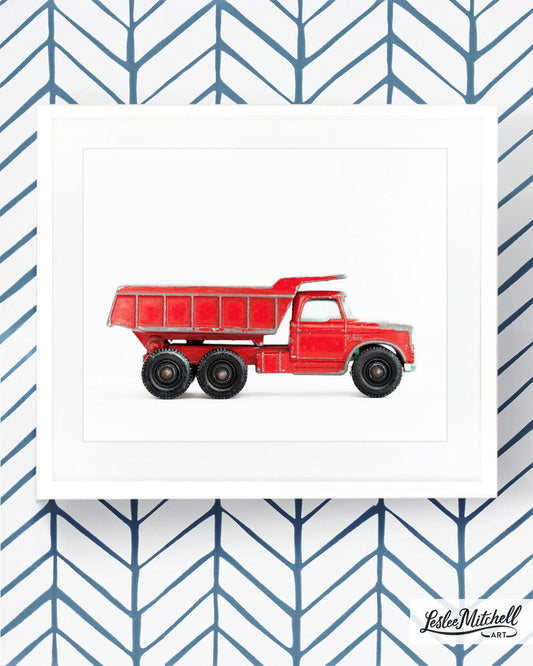 Car Series - Dump Truck Red