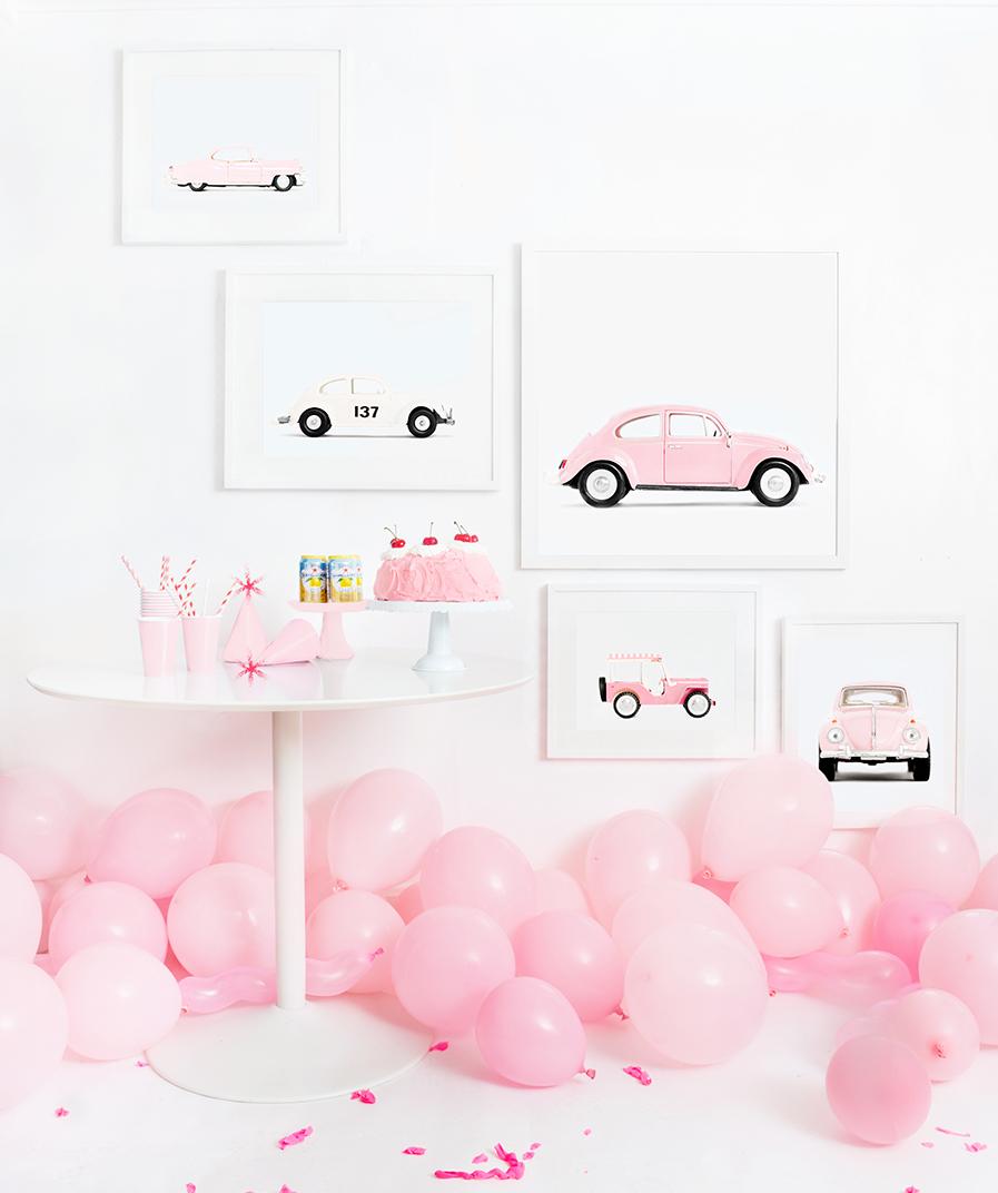 Car Series - Solid Pink
