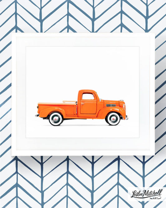 Car Series - Orange Truck